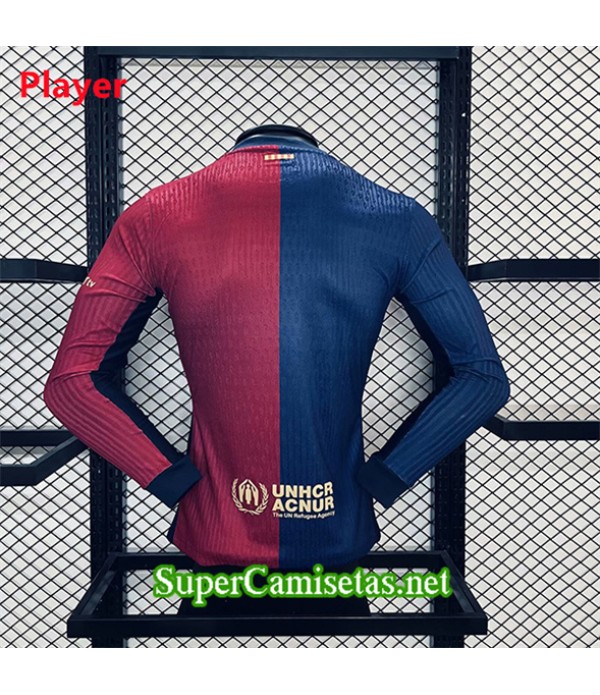 Tailandia Primera Equipacion Camiseta Barcelona Player Edición Especial Manga Larga 2024 2025