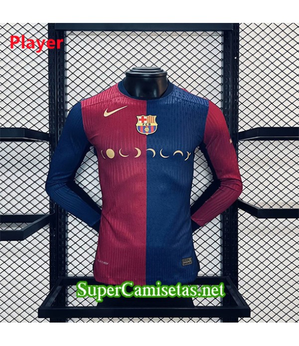 Tailandia Primera Equipacion Camiseta Barcelona Player Edición Especial Manga Larga 2024 2025