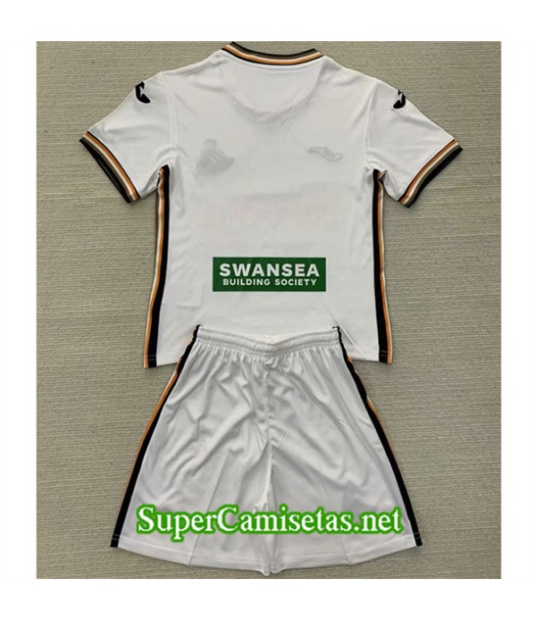 Tailandia Primera Equipacion Camiseta Swansea City Niño 2024 2025