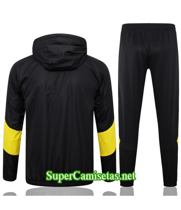 Tailandia Rompevientos Dortmund Negro 2024 2025