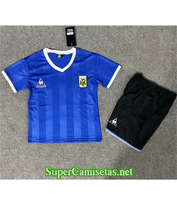 Tailandia Segunda Equipacion Camiseta Argentina Niño 1986