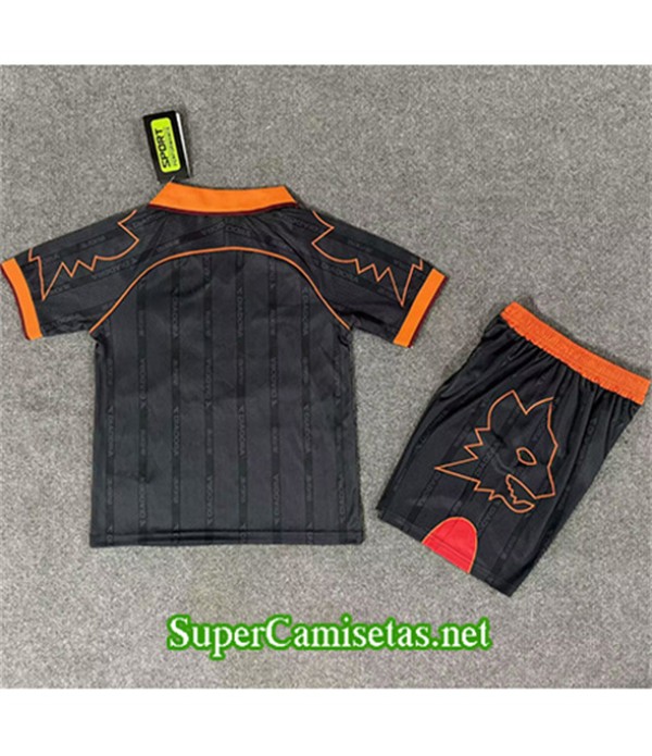 Tailandia Segunda Equipacion Camiseta As Roma Niño 1999 00