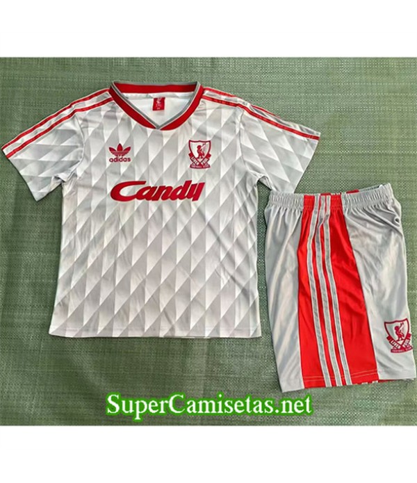 Tailandia Segunda Equipacion Camiseta Liverpool Niño 1990 91