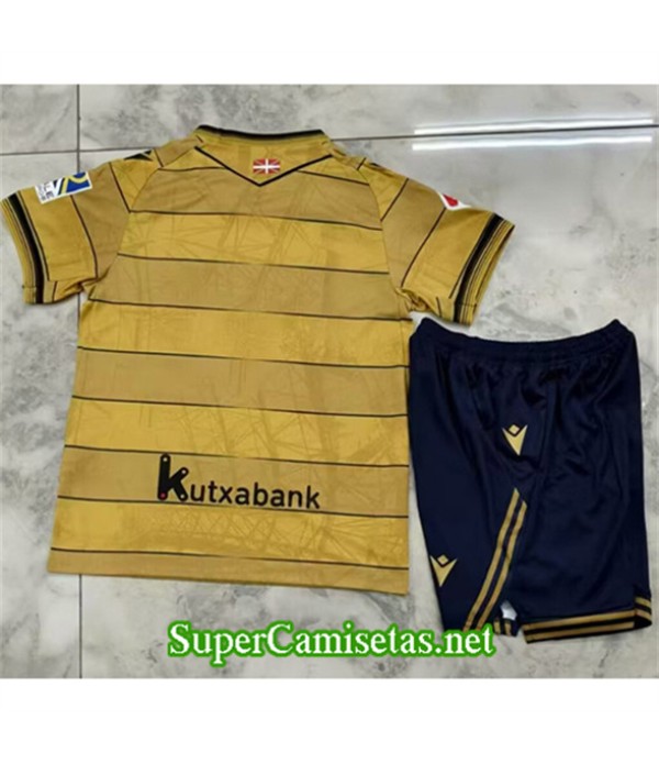 Tailandia Segunda Equipacion Camiseta Real Sociedad Niño 2024 2025