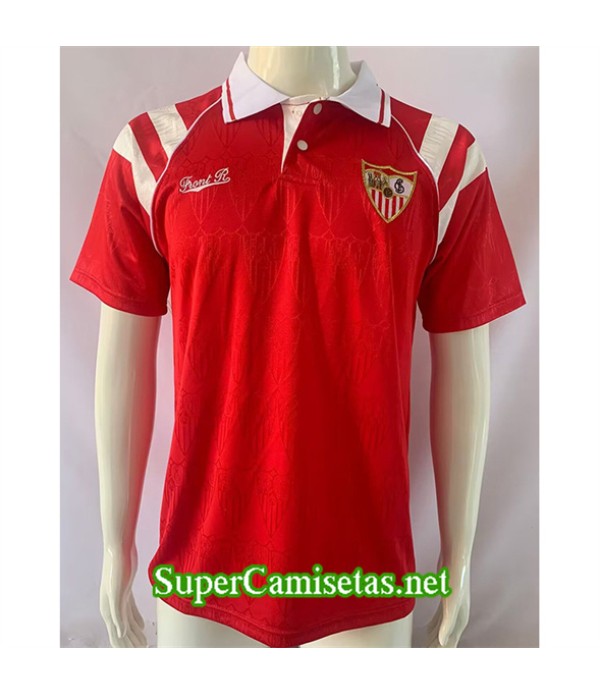 Tailandia Segunda Equipacion Camiseta Sevilla Rojo 1992 93