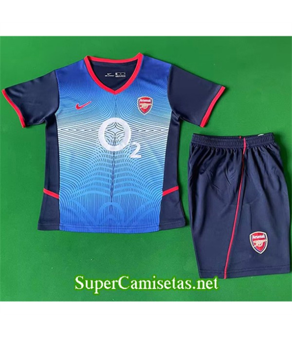 Tailandia Segunda Equipacion Camiseta Arsenal Niño 2002 04