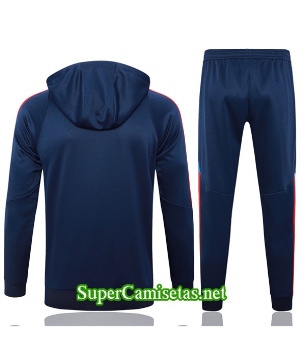 Tailandia Sudadera Con Capucha Italia Niño Azul Marino 2024 2025