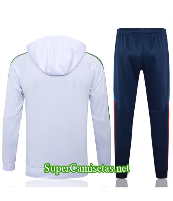 Tailandia Sudadera Con Capucha Italia Niño Blanco 2024 2025