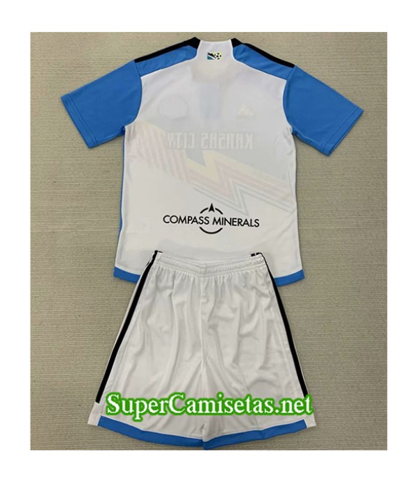 Tailandia Tercera Equipacion Camiseta Sporting Kansas City Niño 2024 2025