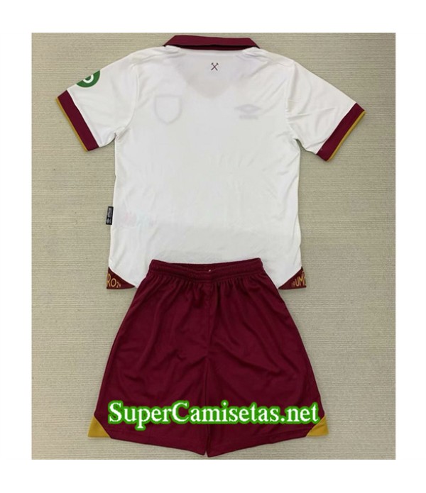 Tailandia Tercera Equipacion Camiseta West Ham Niño 2024 2025