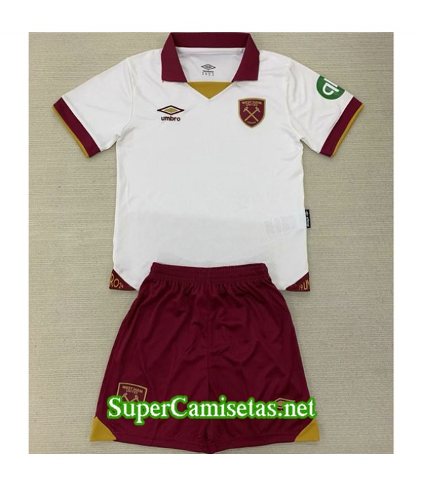 Tailandia Tercera Equipacion Camiseta West Ham Niño 2024 2025