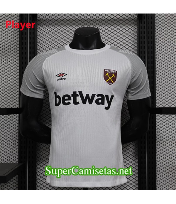 Tailandia Tercera Equipacion Camiseta West Ham Player 2024 2025