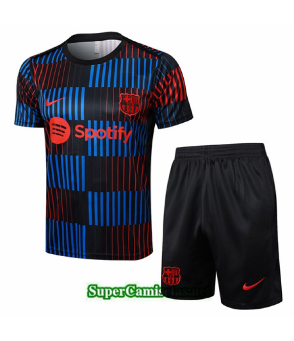 Tailandia Camiseta Kit De Entrenamiento Barcelona Negro 2024 2025