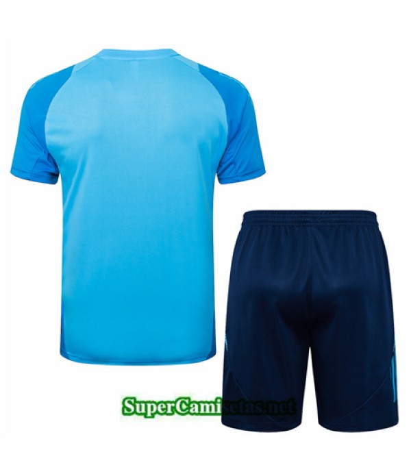 Tailandia Camiseta Kit De Entrenamiento Flamengo Azul 2024 2025