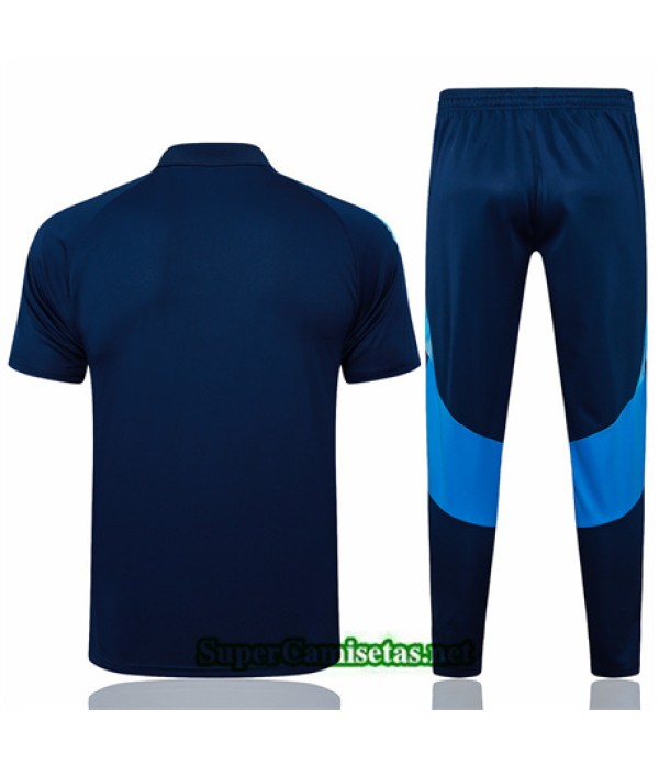 Tailandia Camiseta Kit De Entrenamiento Flamengo Polo Azul Real 2024 2025
