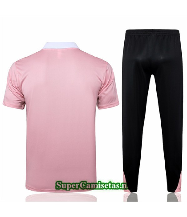 Tailandia Camiseta Kit De Entrenamiento Paris Polo Rosa 2024 2025
