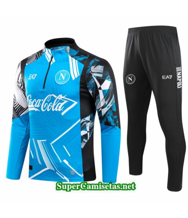 Tailandia Chándal Napoli Niño Azul 2024 2025
