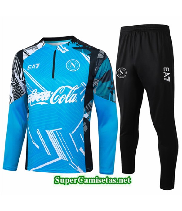 Tailandia Chándal Napoli Niño Azul 2024 2025