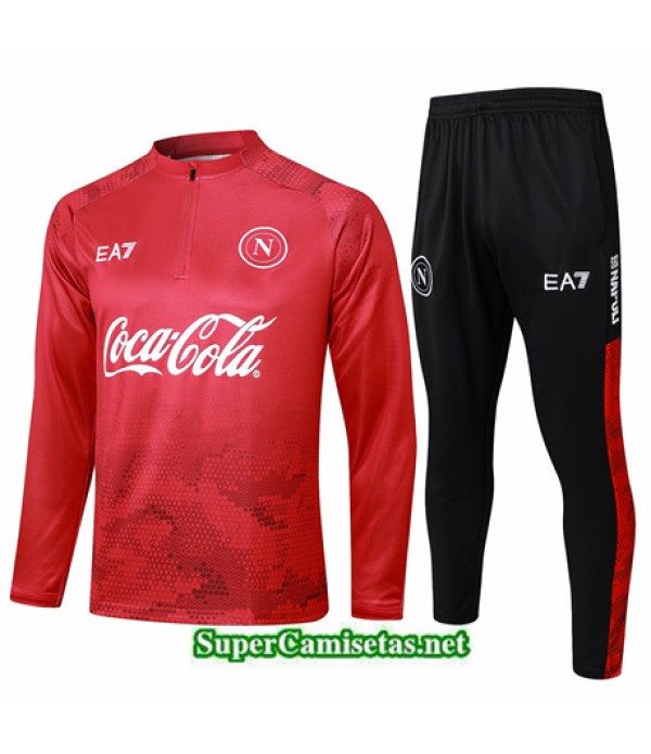 Tailandia Chándal Napoli Niño Rojo 2024 2025