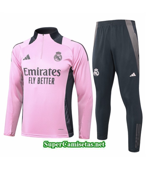 Tailandia Chándal Real Madrid Niño Rosa 2024 2025