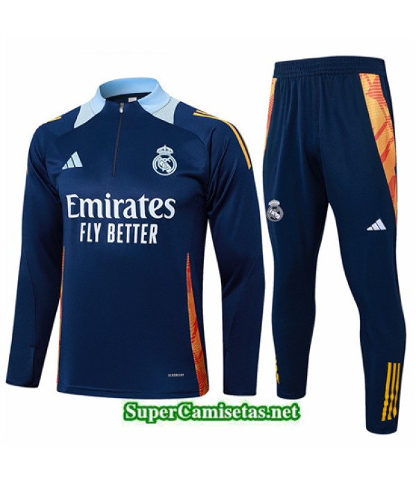 Tailandia Chándal Real Madrid Azul 2024 2025