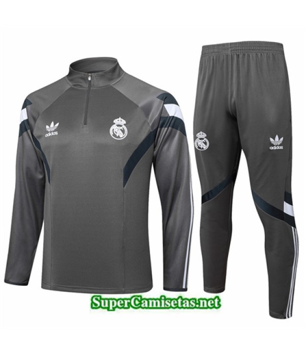 Tailandia Chándal Real Madrid Gris 2024 2025