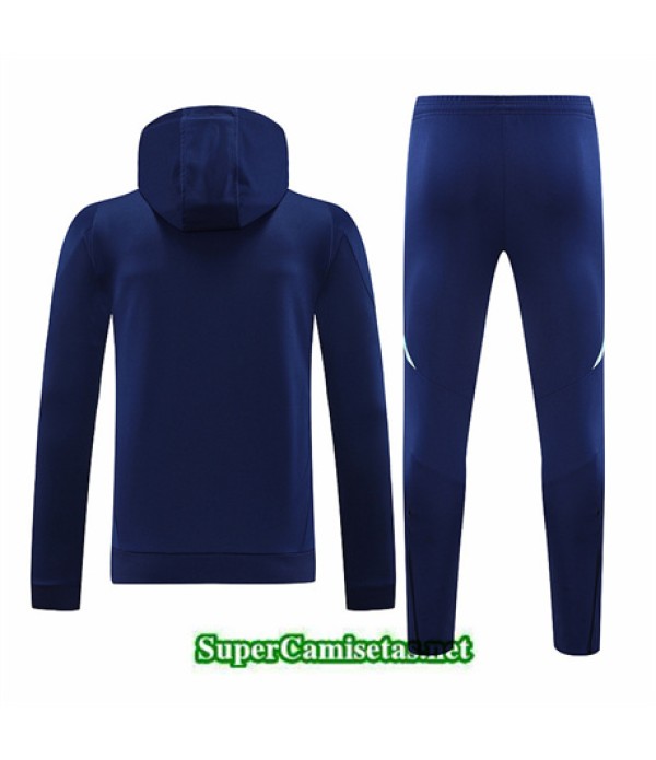 Tailandia Chándal Sudadera Con Capucha Arsenal Azul 2024 2025