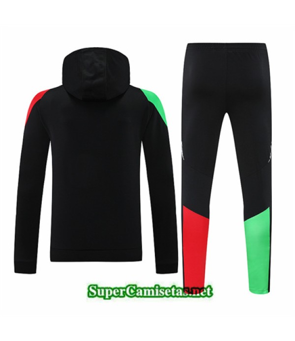 Tailandia Chándal Sudadera Con Capucha Arsenal Negro 2024 2025