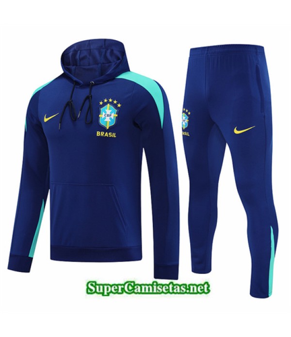 Tailandia Chándal Sudadera Con Capucha Brasil Azul 2025 2026