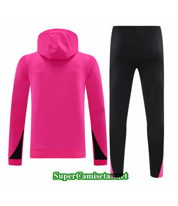 Tailandia Chándal Sudadera Con Capucha Chelsea Rosa 2024 2025