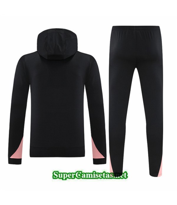 Tailandia Chándal Sudadera Con Capucha Paris Saint Germain Negro 2024 2025