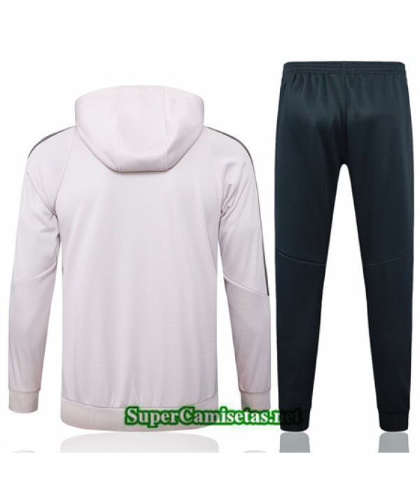 Tailandia Chándal Sudadera Con Capucha Real Madrid Rosa Clair 2024 2025