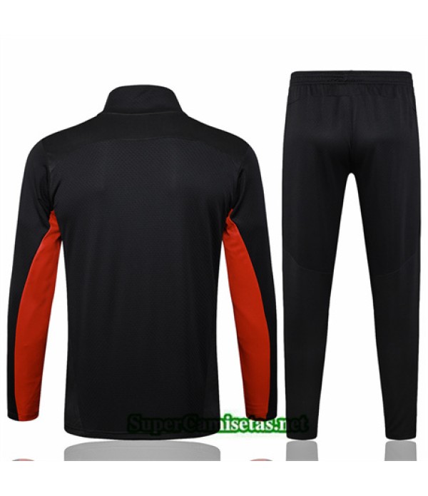 Tailandia Chaqueta Chándal Ac Milan Negro 2024 2025