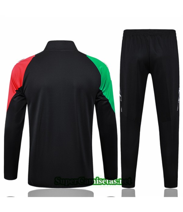 Tailandia Chaqueta Chándal Arsenal Niño Negro 2024 2025