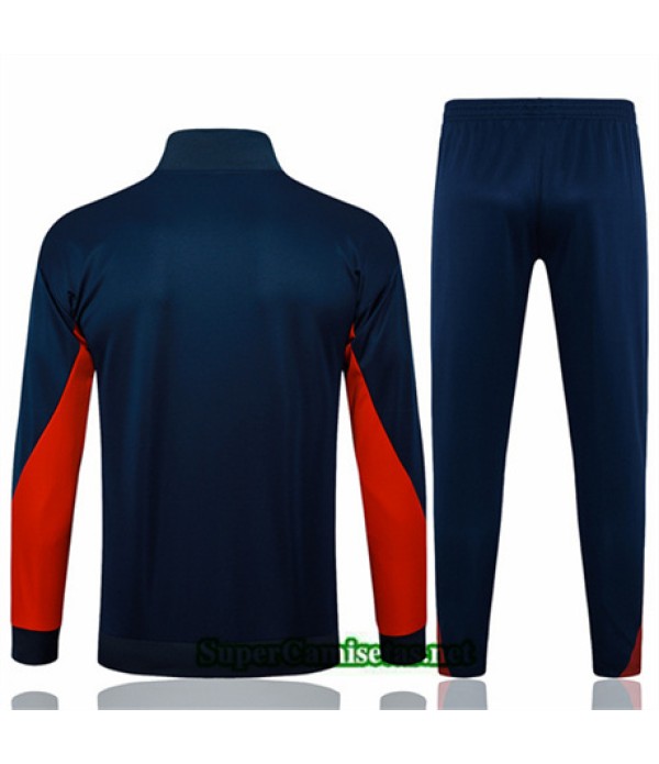 Tailandia Chaqueta Chándal Barcelona Azul Real 2024 2025