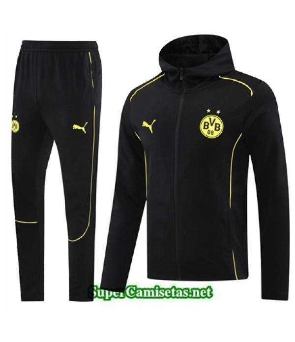 Tailandia Chaqueta Chándal Dortmund Sombrero Negro 2024 2025