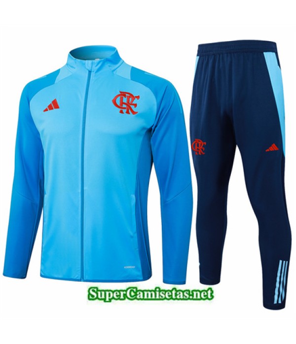 Tailandia Chaqueta Chándal Flamengo Azul 2024 2025