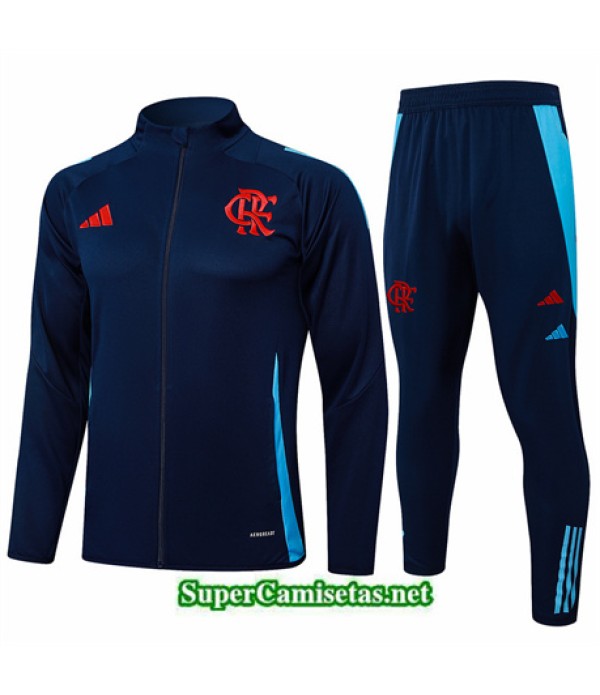 Tailandia Chaqueta Chándal Flamengo Azul Real 2024 2025