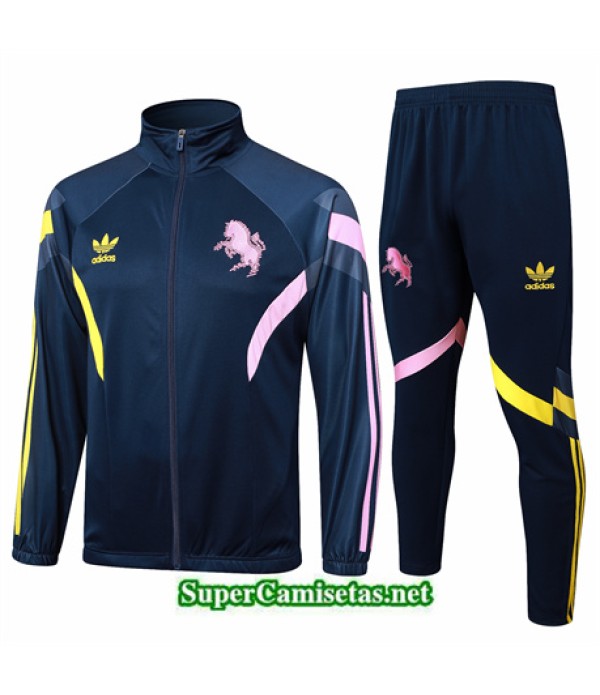 Tailandia Chaqueta Chándal Juventus Azul Real 2024 2025