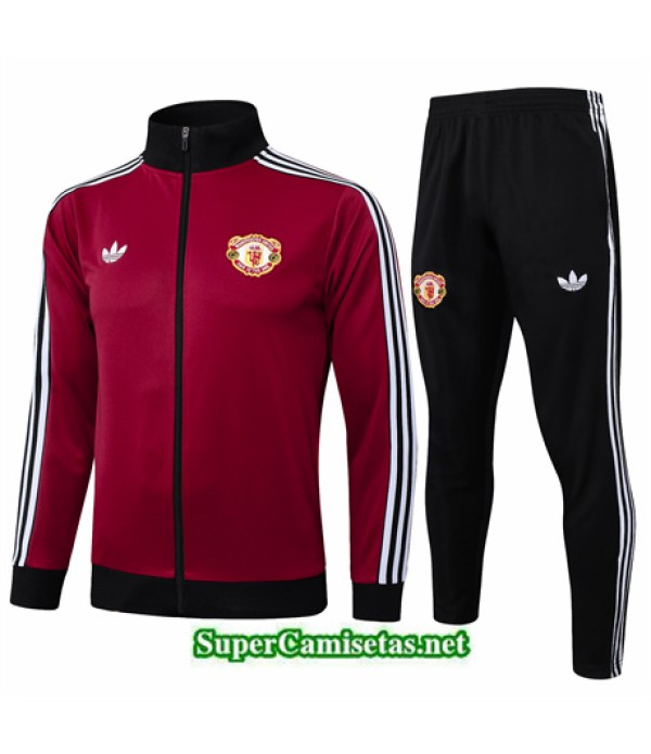 Tailandia Chaqueta Chándal Manchester United Niñ...
