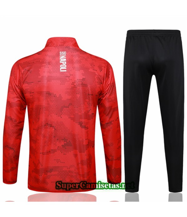 Tailandia Chaqueta Chándal Napoli Niño Rojo 2024 2025