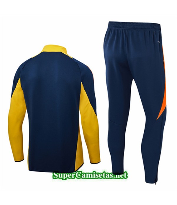 Tailandia Chaqueta Chándal Real Madrid Azul Real 2024 2025