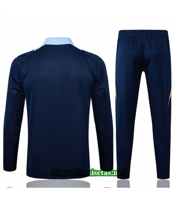 Tailandia Chaqueta Chándal Real Madrid Azul Real 2024 2025