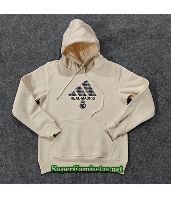 Tailandia Chaqueta Sudadera Con Capucha Real Madrid Amarillo 2024 2025