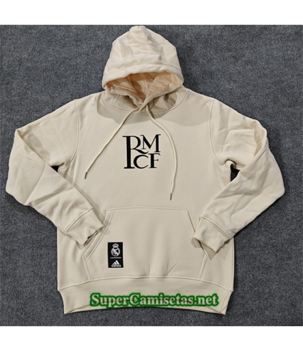 Tailandia Chaqueta Sudadera Con Capucha Real Madrid Amarillo 2024 2025