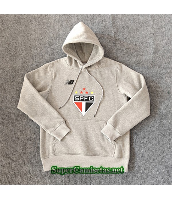 Tailandia Chaqueta Sudadera Con Capucha Sao Paulo Gris 2024 2025