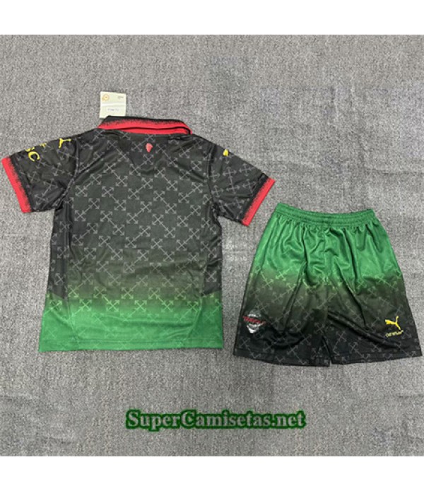 Tailandia Equipacion Camiseta Ac Milan Niño 4th Negro 2024 2025