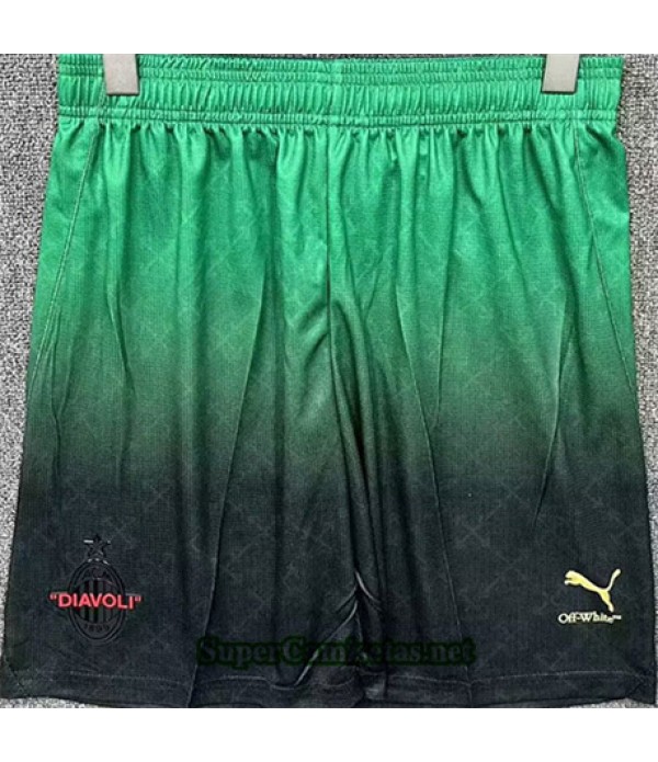 Tailandia Equipacion Camiseta Ac Milan Pantalones Marca Compartida Verde 2025 2026