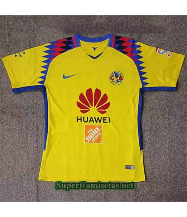 Tailandia Equipacion Camiseta Cf America Amarillo Hombre 20183