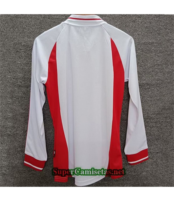 Tailandia Equipacion Camiseta China Manga Larga Blanco Hombre 20017